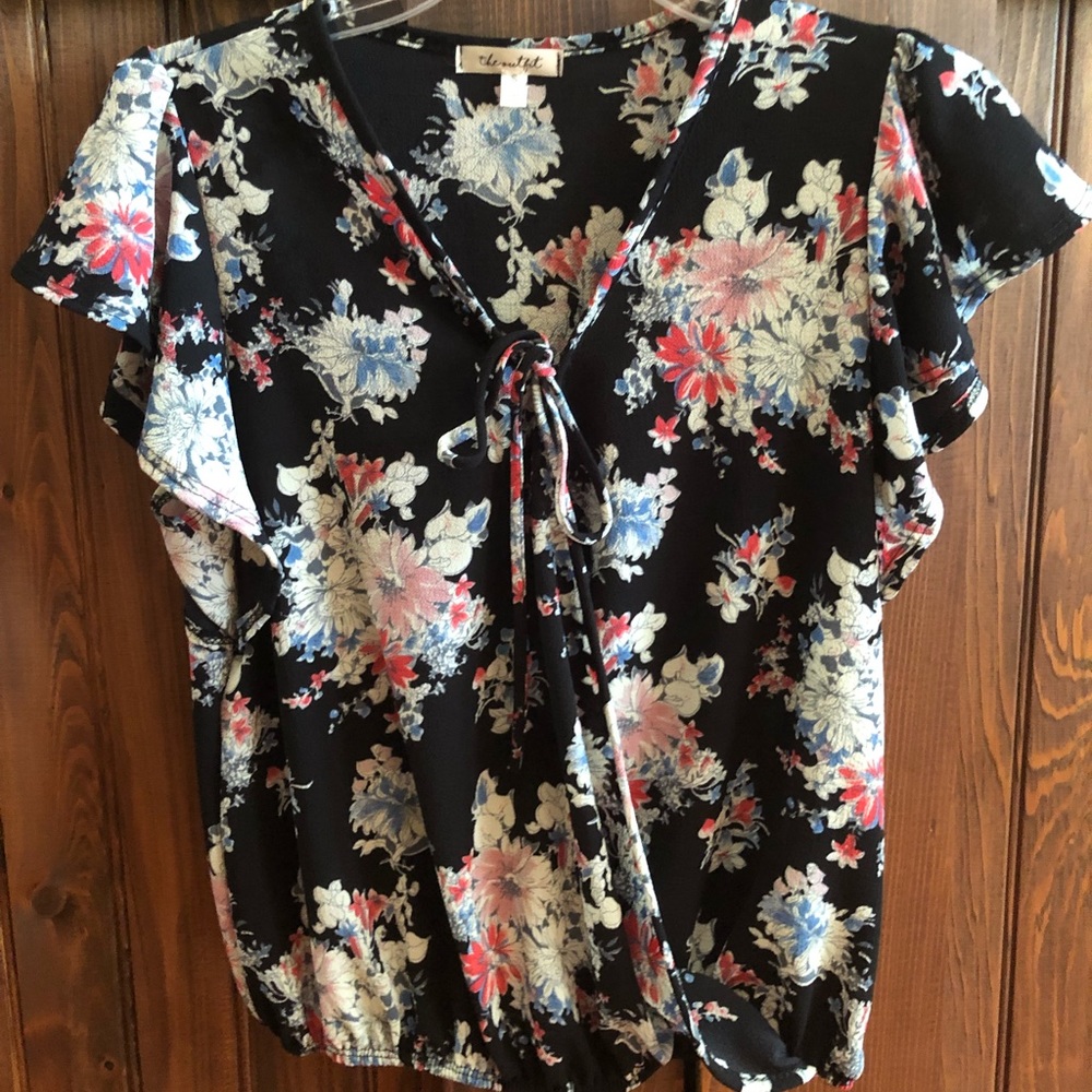 Flowered cross over top